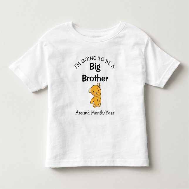 Camiseta Infantil Eu serei um Big Brother (Frente)