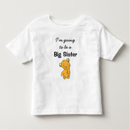 Camiseta Infantil Eu serei uma Irmã Grande