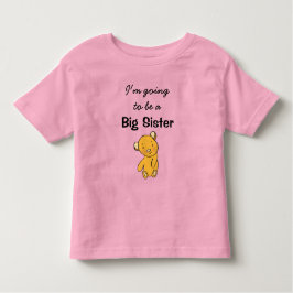 Camiseta Infantil Eu serei uma Irmã Grande