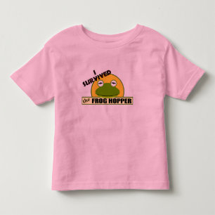 Camiseta Infantil Eu sobrevivi ao funil do sapo