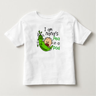 Camiseta Infantil Eu sou a ervilha de Nana em um vagem 1