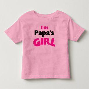 Camiseta Infantil Eu sou a garota do papai