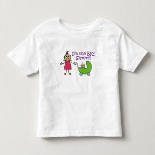 Camiseta Infantil Eu sou a grande Irmã T-Shirt