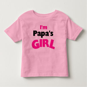 Camiseta Infantil Eu sou a menina da papá