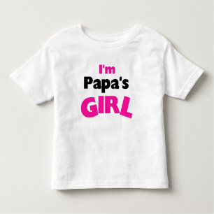 Camiseta Infantil Eu sou a menina da papá