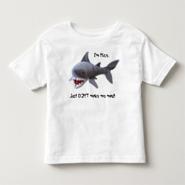 Camiseta Infantil Eu sou agradável. , Apenas não me faça louco! (Frente)