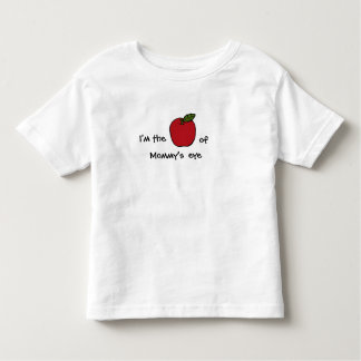 Camiseta Infantil Eu sou Apple do olho da mamã - (ou avó, o pai)