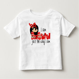 Camiseta Infantil Eu Sou Bela-Toddler Fine Jersey T-Shirt