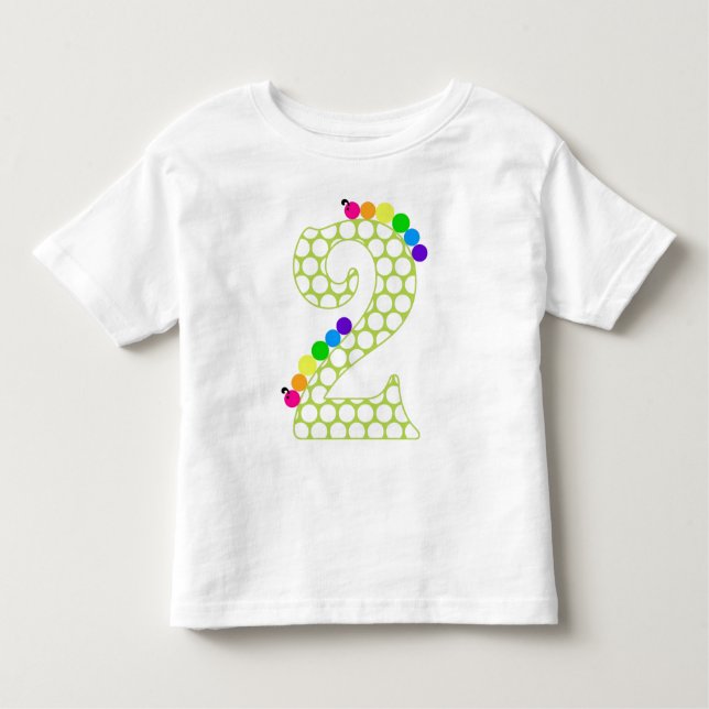 Camiseta Infantil Eu sou DOIS (Frente)