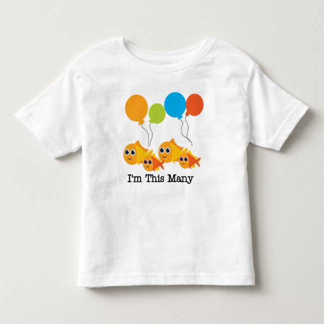 Camiseta Infantil Eu sou estes Muitos-Quatro (Frente)