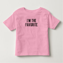 Camiseta Infantil Eu sou o Bebê favorito - Víbias orgulhosas