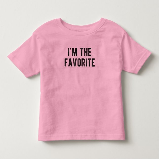 Camiseta Infantil Eu sou o Bebê favorito - Víbias orgulhosas (Frente)