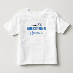 Camiseta Infantil Eu sou o grande Irmão Cute Moderno
