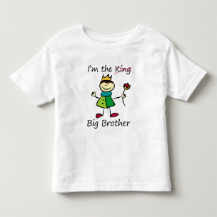 Camiseta Infantil Eu sou o Rei - Irmão Grande