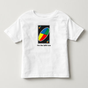 Camiseta Infantil Eu sou o selvagem Figurino do Cartão de Hallowee