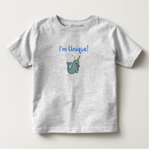 Camiseta Infantil Eu sou original! (Narwhal)