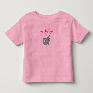 Camiseta Infantil Eu sou original! (Narwhal)