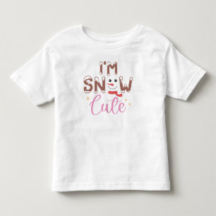 Camiseta Infantil Eu sou Snow Cute Baby