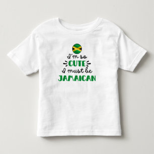 Camiseta Infantil Eu sou tão fofo, eu devo ser jamaicano
