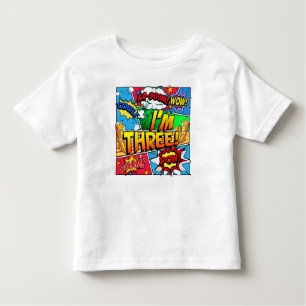 Camiseta Infantil Eu sou Três Cômicos