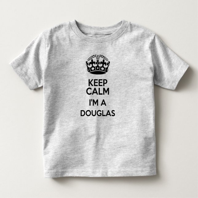 Camiseta Infantil Eu sou um Douglas! (Frente)