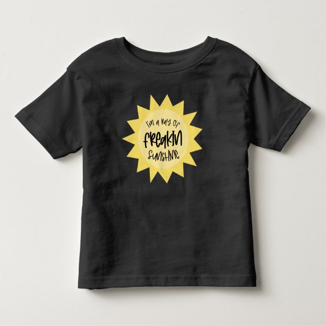 Camiseta Infantil Eu sou um raio de raio de sol esquisito (Frente)