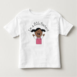 Camiseta Infantil Eu sou um t-shirt da irmã mais velha