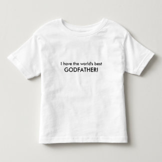 Camiseta Infantil Eu tenho o melhor padrinho do mundo!