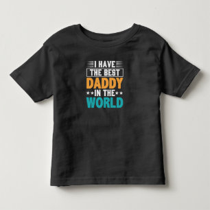 Camiseta Infantil Eu tenho o melhor Pai do mundo Toddler
