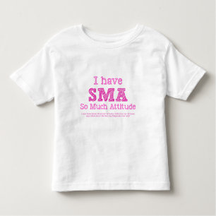 Camiseta Infantil Eu tenho SMA - tanto atitude