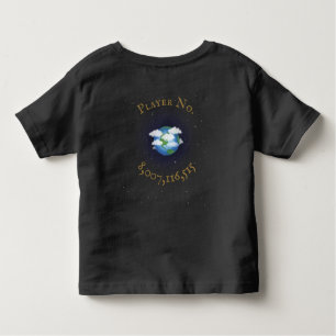 Camiseta Infantil "Eu Toco Por Equipe Terra" Personalizado Da Popula