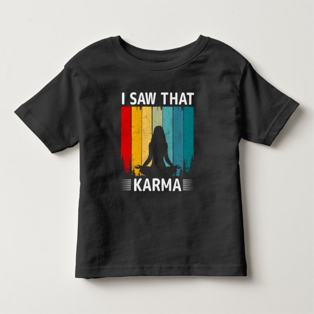 Camiseta Infantil Eu Vi Essa Karma (Frente)