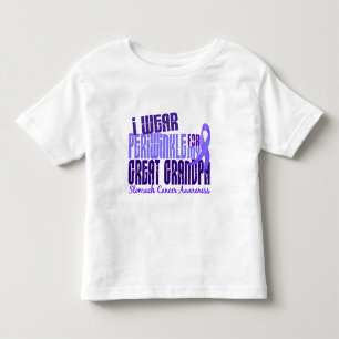 Camiseta Infantil Eu visto cancer de estômago do vovô 6,4 da