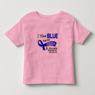 Camiseta Infantil Eu visto o azul para meu pai 42 Spondylitis