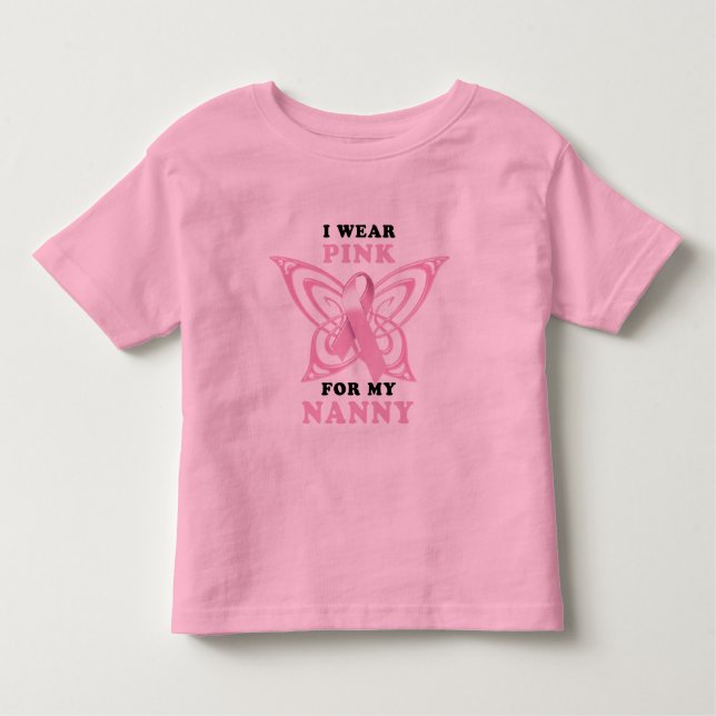 Camiseta Infantil Eu visto o rosa para meu baby-sitter (Frente)