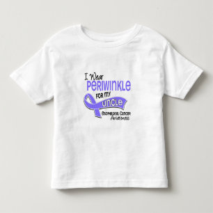 Camiseta Infantil Eu visto o tio Esofágico Cancer da pervinca 42
