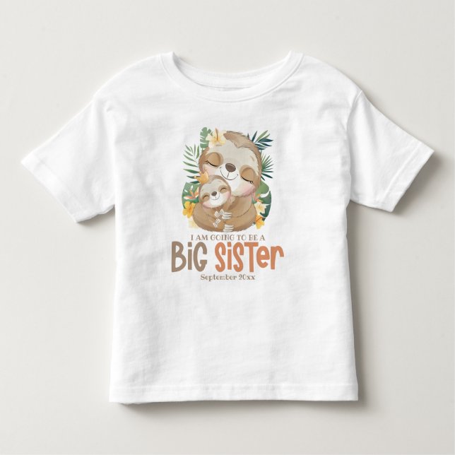 Camiseta Infantil Eu Vou Ser Um Anúncio Da Irmã Irmã Lama. (Frente)