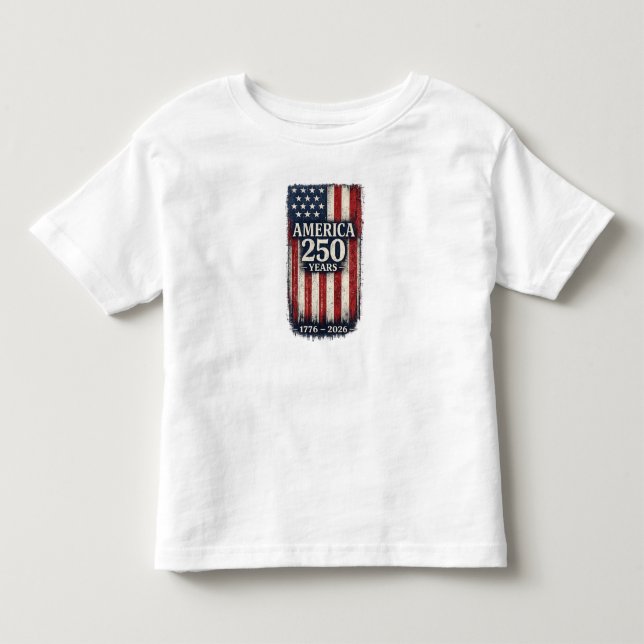 CAMISETA INFANTIL EUA 250º 1776-2026 (Frente)