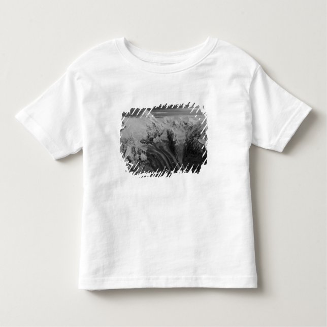Camiseta Infantil EUA, Alaska, Parque Nacional Denali, Vista aérea 3 (Frente)