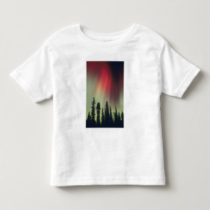 Camiseta Infantil EUA, área de Fairbanks, Alaska Central, Aurora