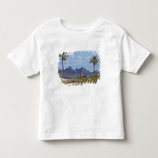 Camiseta Infantil EUA, Arizona, Lago Havasu City. Farol seguinte (Frente)