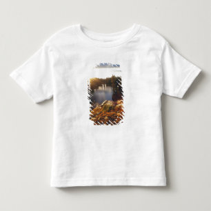 Camiseta Infantil EUA, Califórnia, Montanhas Sierra Nevada. Pôr do s