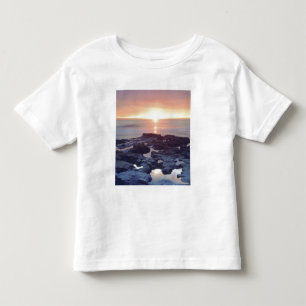 Camiseta Infantil EUA, Califórnia, San Diego. Maré das Sunset Cliffs