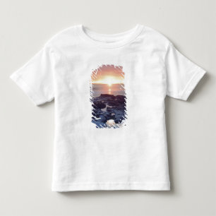 Camiseta Infantil EUA, Califórnia, San Diego. Maré de Cliffs Sunse