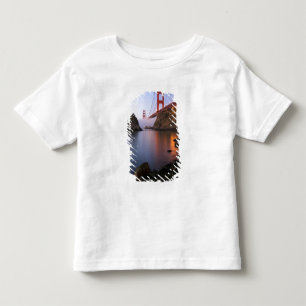 Camiseta Infantil EUA, Califórnia, São Francisco. Golden Gate
