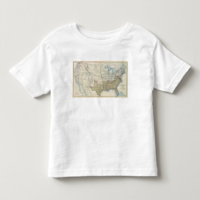 Camiseta Infantil EUA dezembro de 1861 (Frente)
