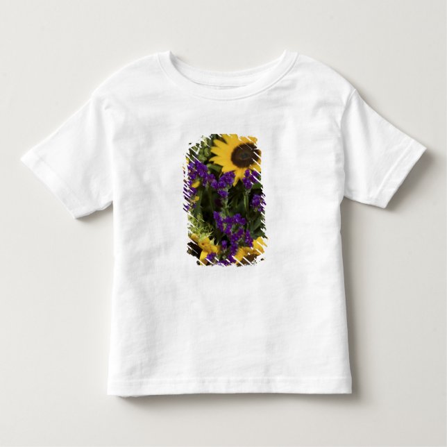 Camiseta Infantil EUA, encerramento do arranjo de flores de bridal, (Frente)