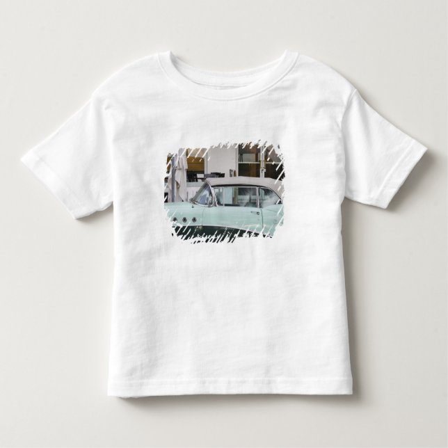 Camiseta Infantil EUA, Florida, Miami Beach: Praia sul, 1956 (Frente)
