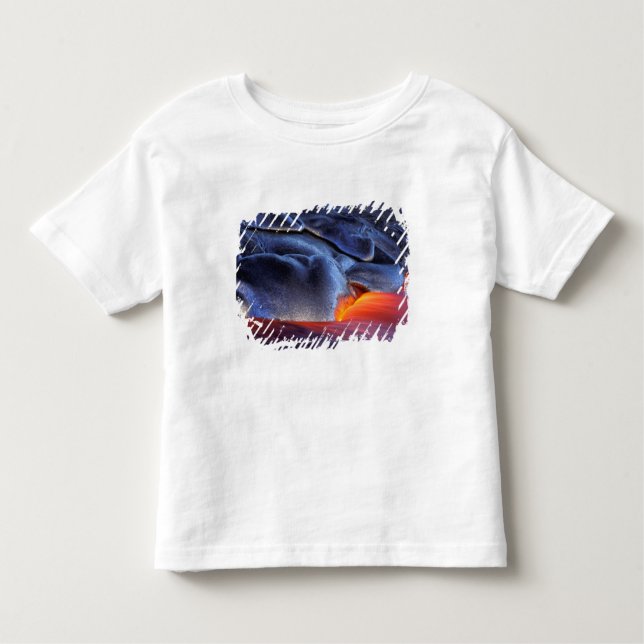 Camiseta Infantil EUA, Havaí, Ilha Grande, Kilauea, Vulcanoes NP, (Frente)