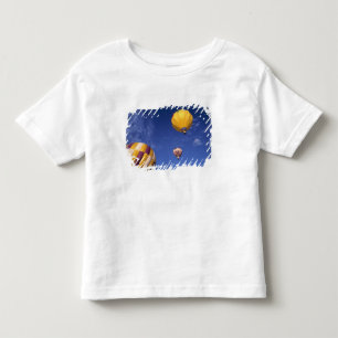 Camiseta Infantil EUA, Idaho, Teton Valley. Balões de ar quente
